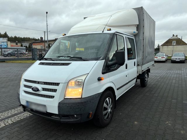 Ford Transit Pritsche + Plane Doppelkabine 7-sitze