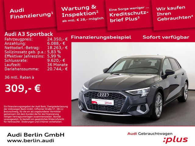 Audi A3 Sportback advanced 35 TFSI S tr. LED SITZHZG