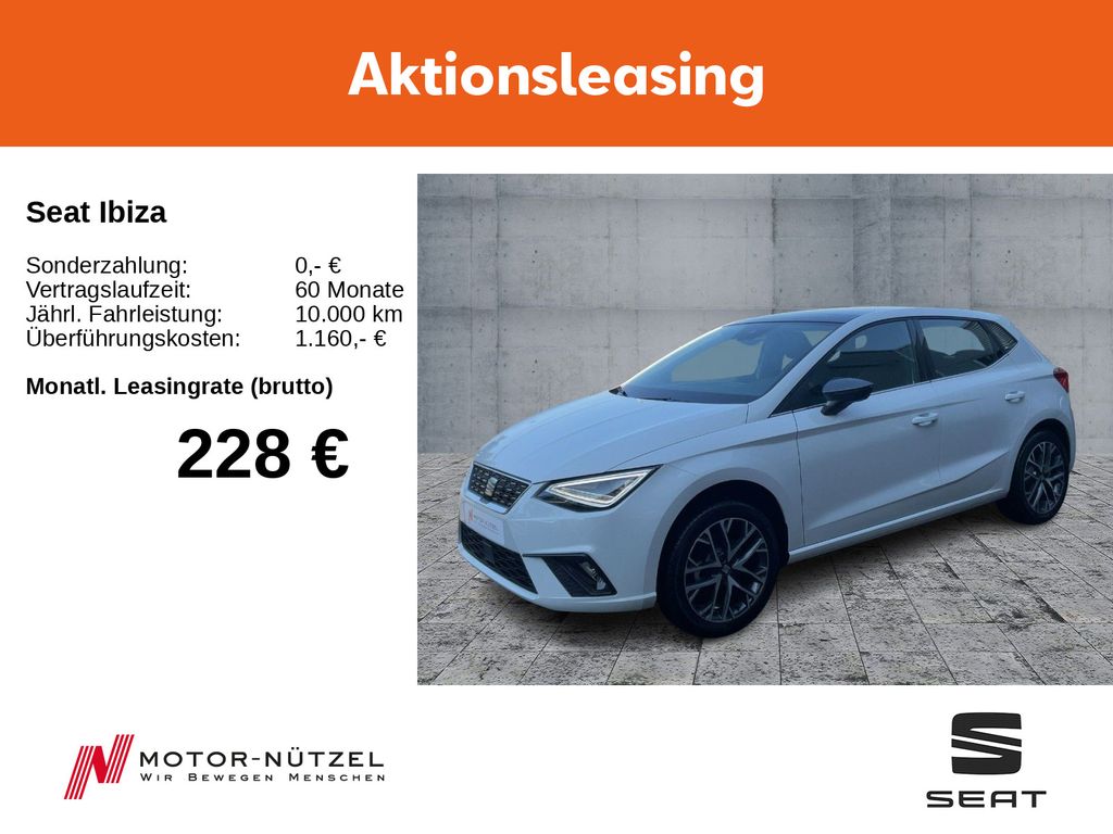 Seat Ibiza Xcellence 110PS/PANO/SHZ/NAVI/LED/ M-Paket