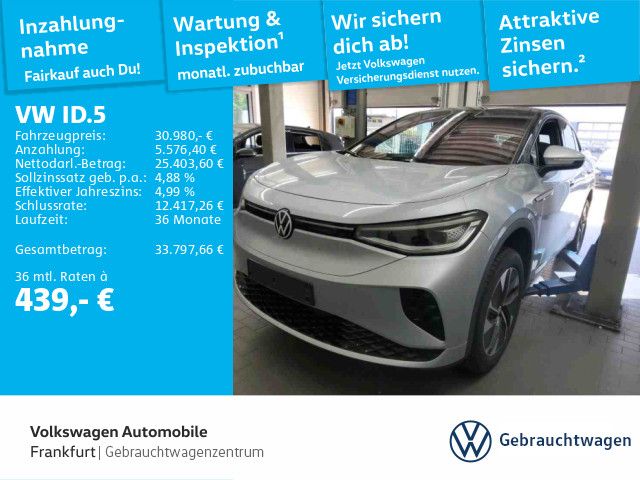 Volkswagen ID.5 GTX 4Motion Navi AHK Spurwechselassistent P