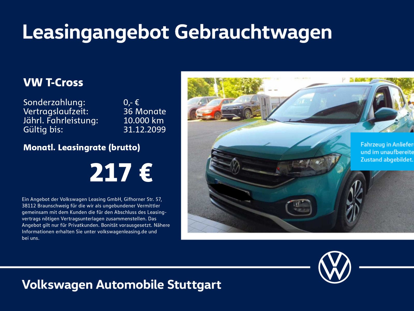 Volkswagen T-Cross Active 1.0 TSI Navi ACC SHZ PDC