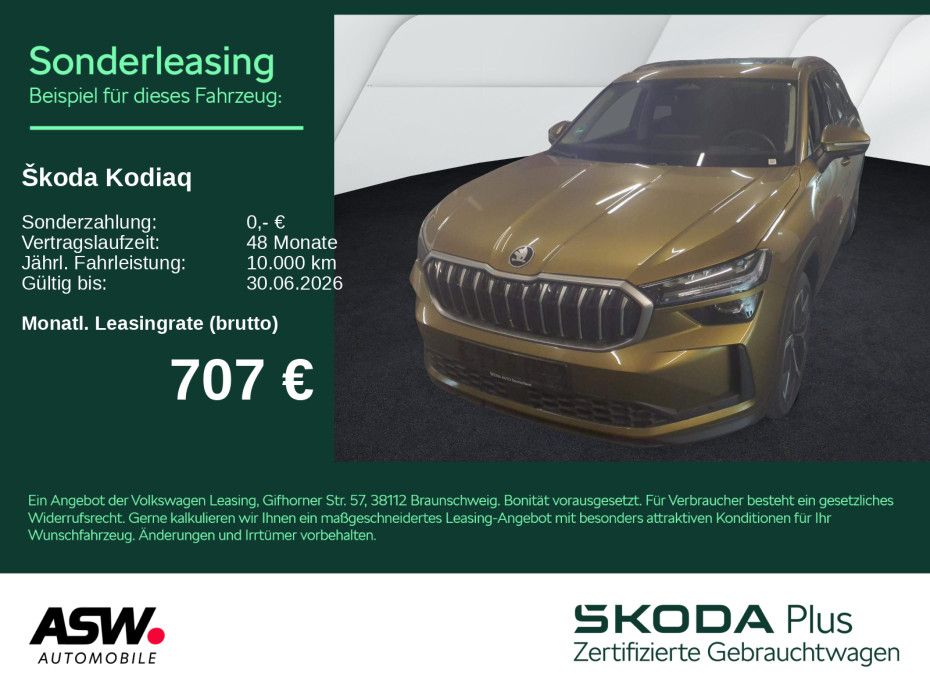 Skoda Kodiaq Selection 2.0TDI 4x4 DSG HUD PANO Stdhzg