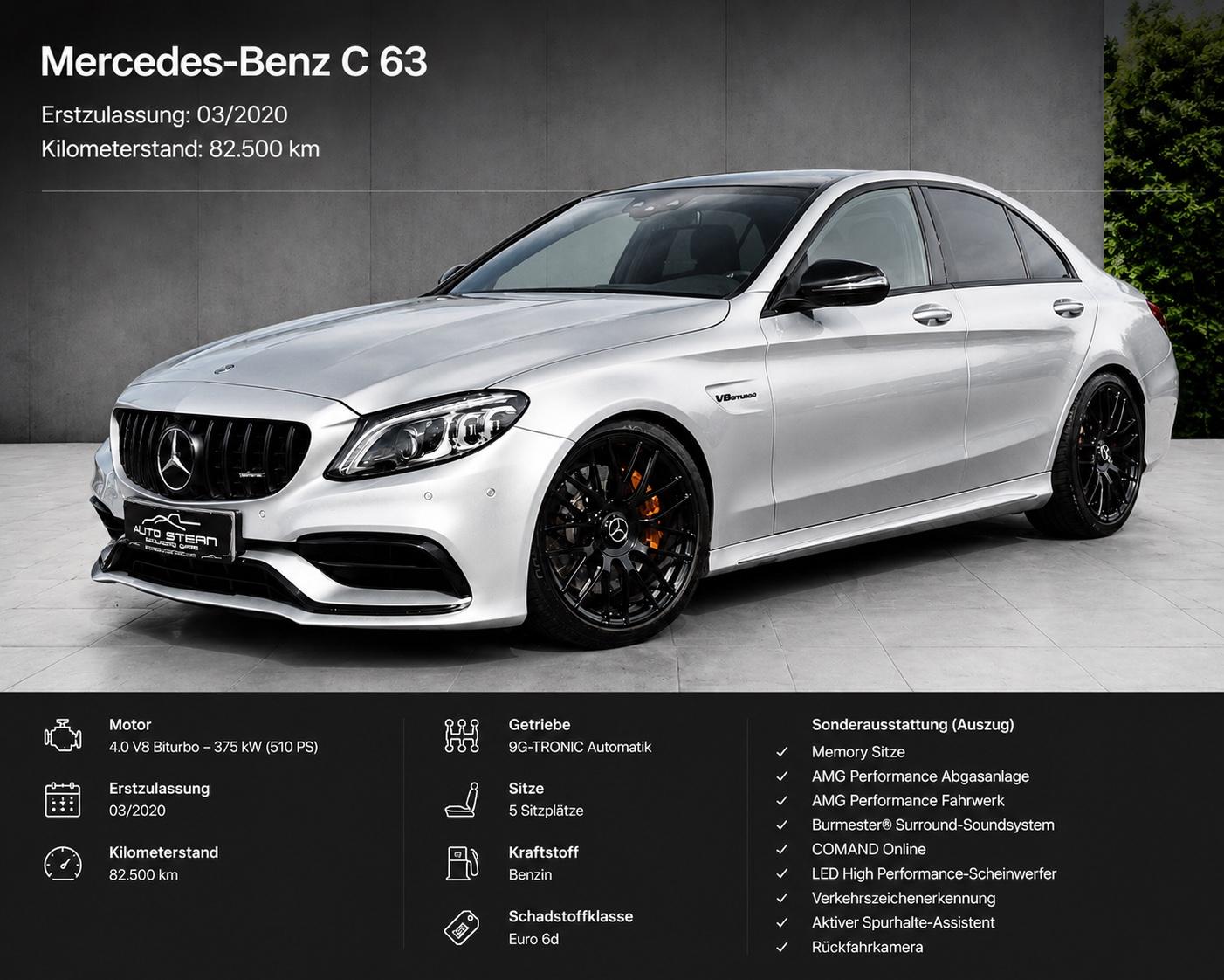 Mercedes-Benz C 63 AMG PERFORMANCE CARBON 360° MEMORY