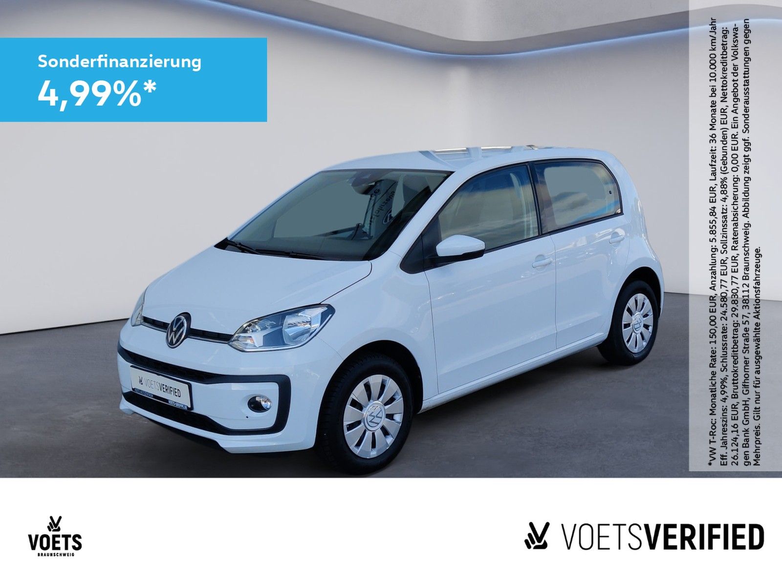 Volkswagen up! Move up! 1.0 TSI RearView+GRA+PDC