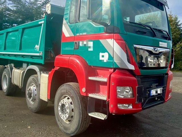 MAN TGS 35.500HD 8x6 Kipper Bordmatik Links