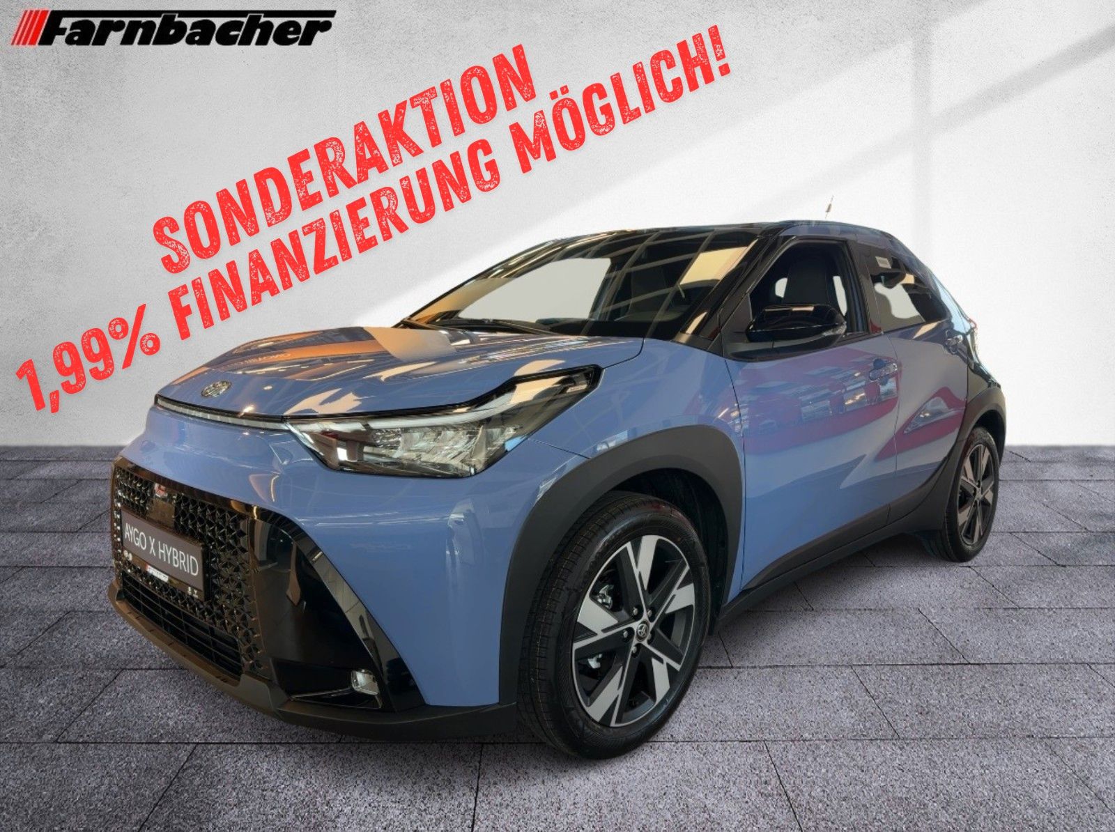 Fahrzeugabbildung Toyota Aygo X 1,5 Hybrid Teamplayer SHZ+RFK+1,99% Fin.*