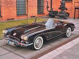 Corvette C1 CORVETTE 1958 manual 5speed gearbox restored - schwarze Corvette C1