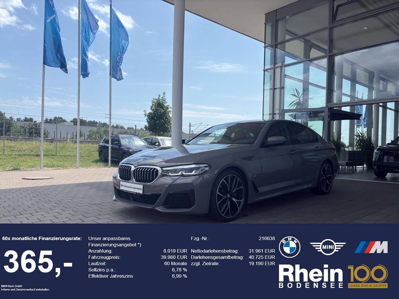 BMW 540d xDrive Limousine M Sport Standheizung ACC
