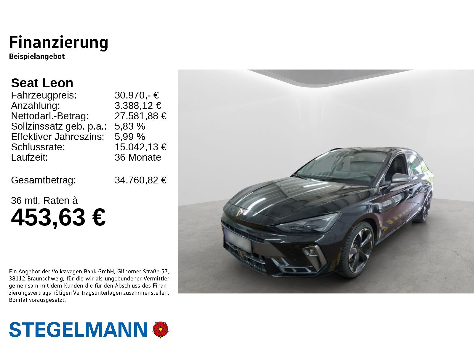 Seat Leon Sportstourer 2.0 TDI DSG Matrix*AHK*Navi imagem 2