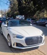 Audi A5 Cabrio Virtual, 19", Leder,AHK  - Audi A5 mit Benzin-Antrieb: Weiß, Cabrio