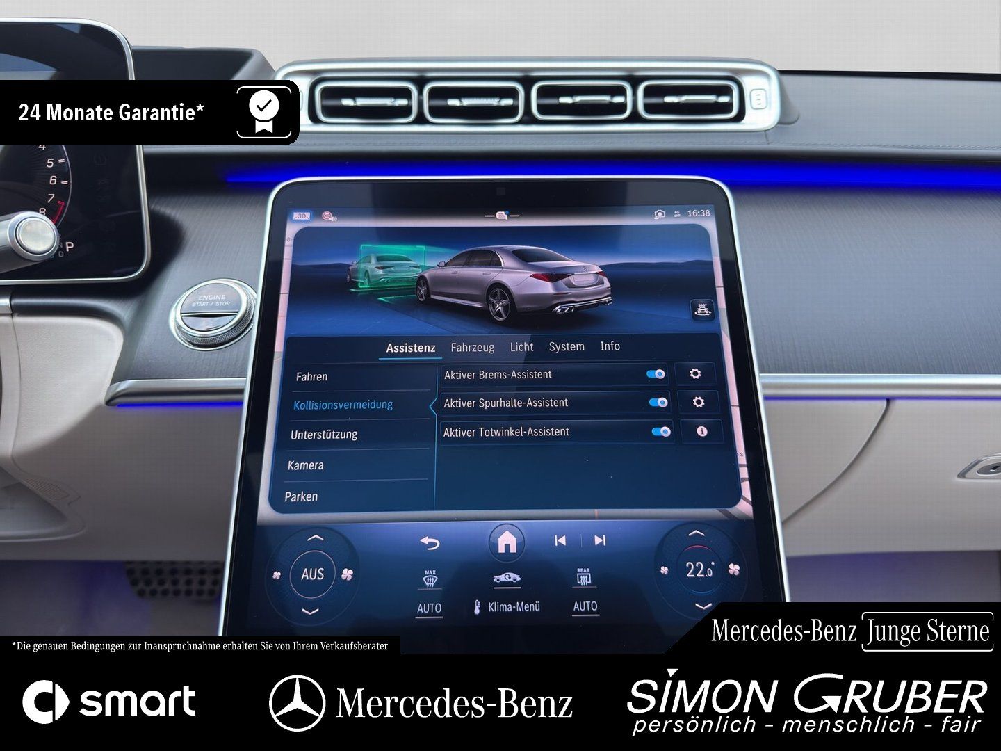 Fahrzeugabbildung Mercedes-Benz S 63 4M e Performance lang Exklusiv Chauffeur