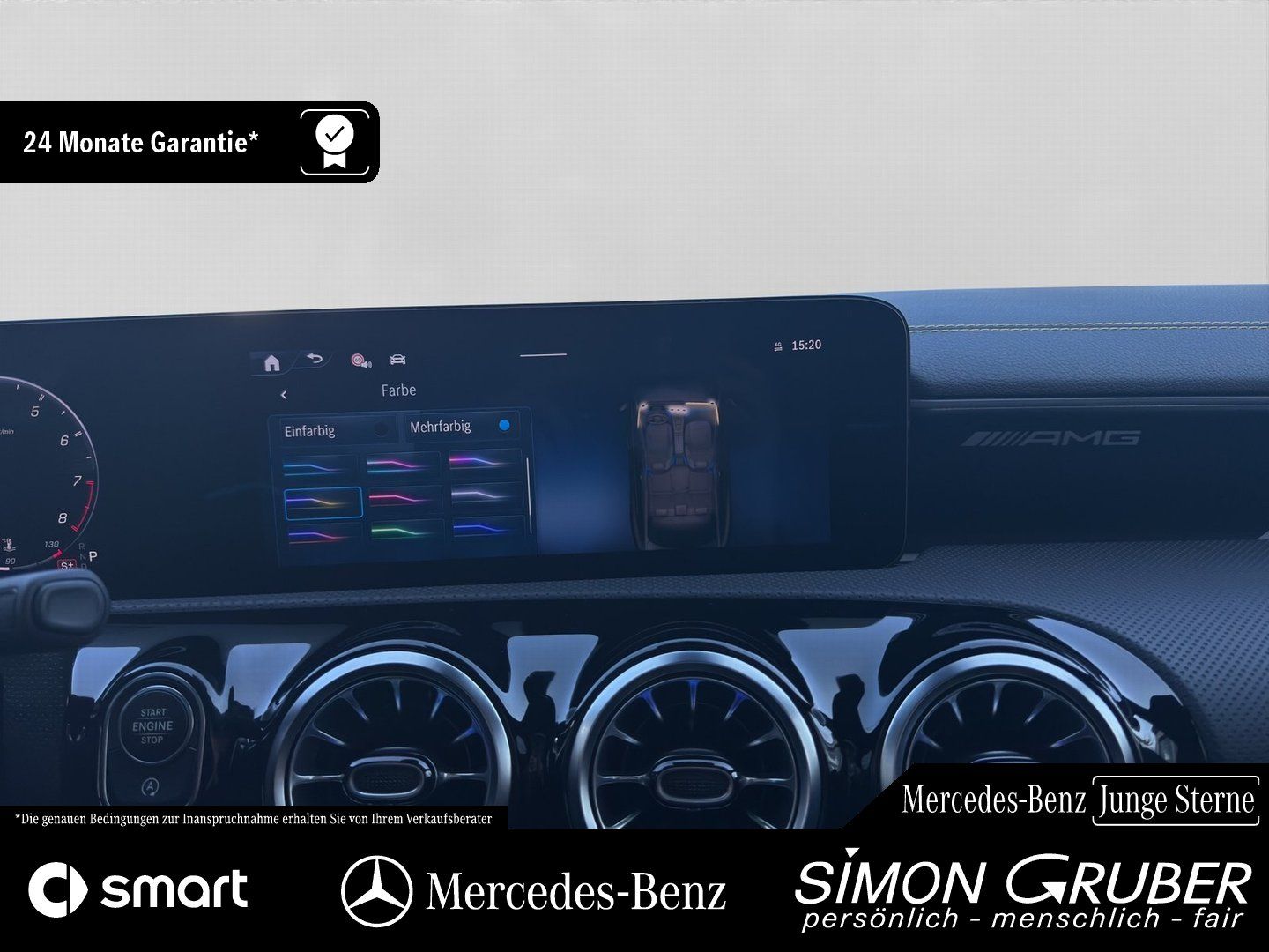 Fahrzeugabbildung Mercedes-Benz CLA 45 S 4M+ AMG Aero Burm Pano HUD Perfo Sitze
