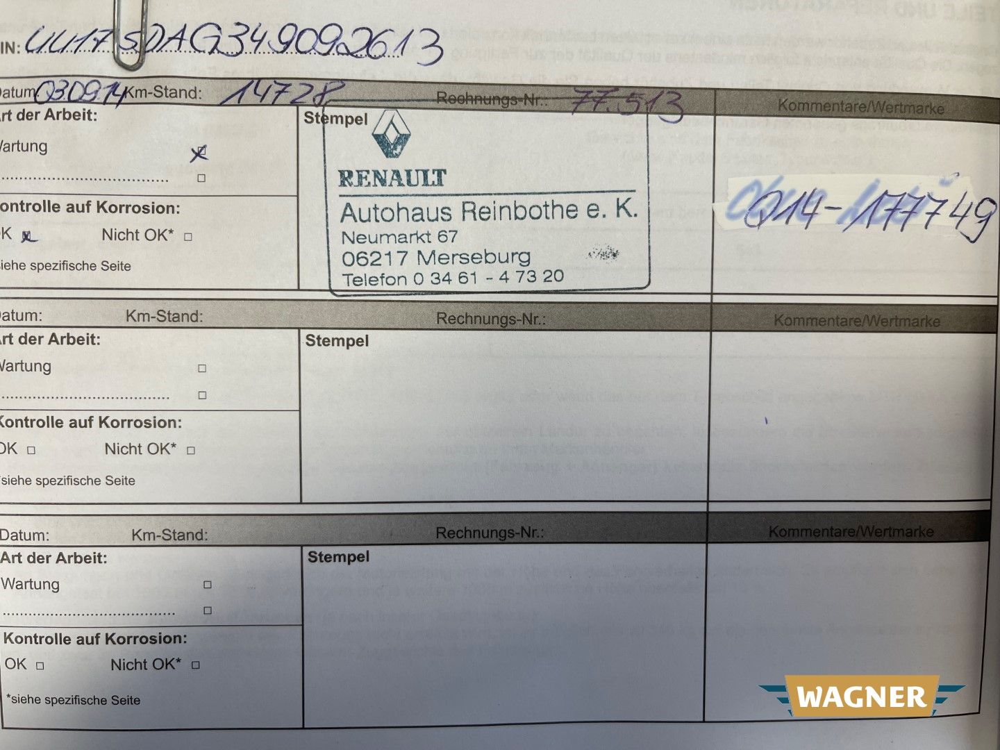 Fahrzeugabbildung Dacia Logan MCV II Kombi Ambiance Klimaanlage