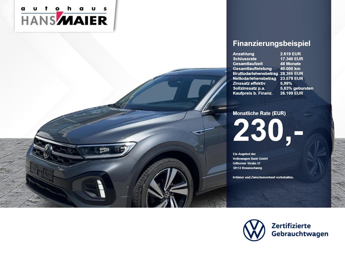 Volkswagen T-Roc R-Line TSI DSG AHK IQ Kam Navi ACC el.Heck