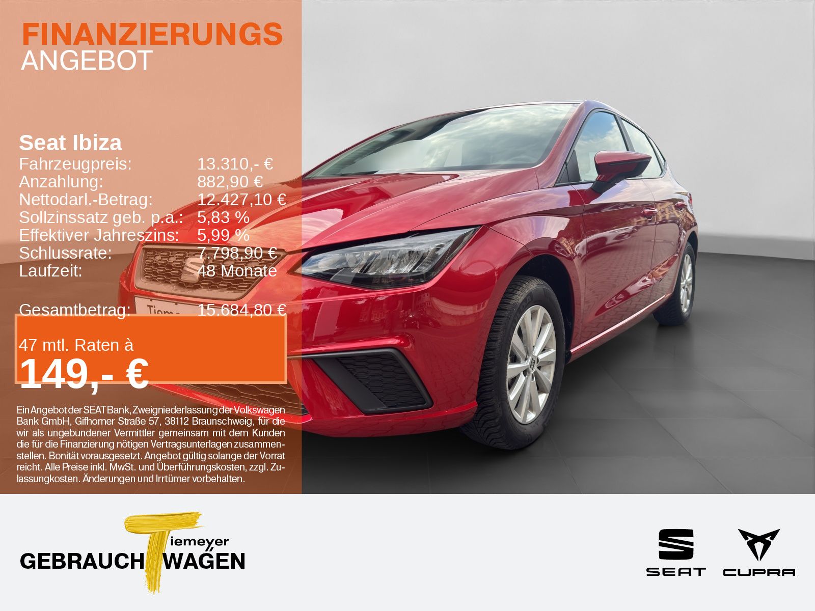 SEAT Ibiza 1.0 TSI STYLE SITZHZG FULL-LINK KLIMA