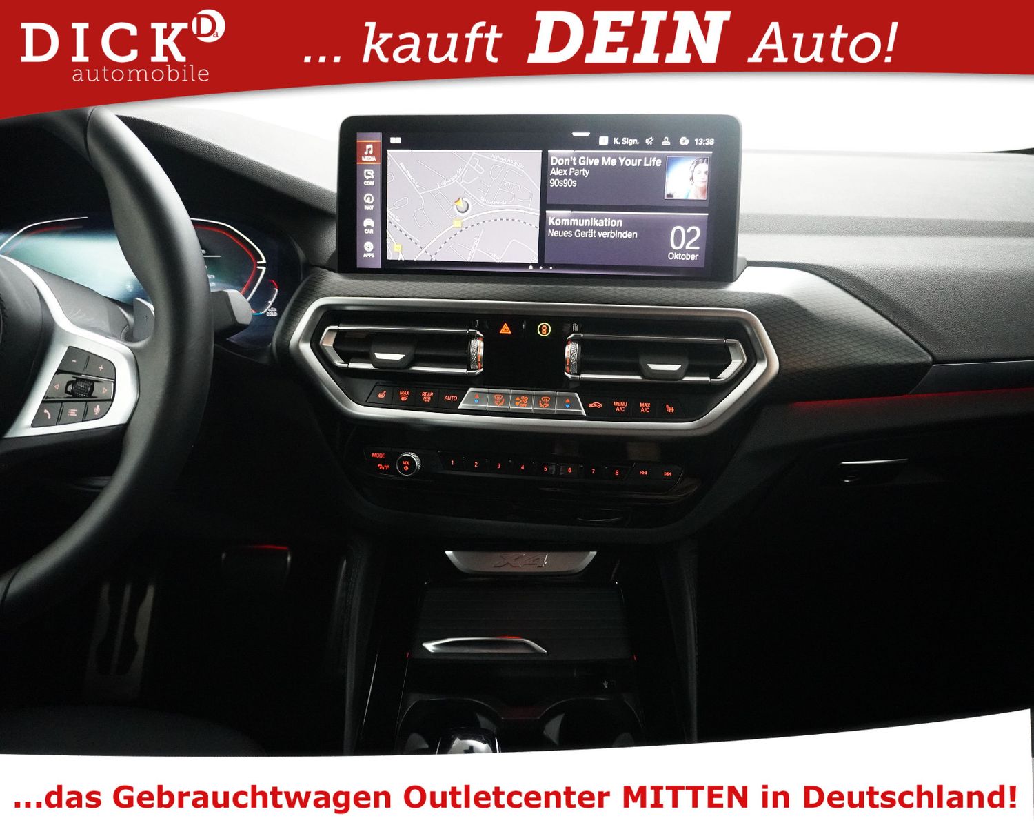 Fahrzeugabbildung BMW X4 xDr 30i M SPORT+SHADO+PANO+VIRTU+PROF+KAM+20"