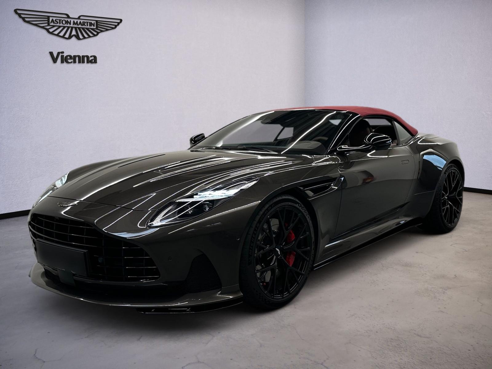 Aston Martin DB12 Volante / Q-Cumberland Grey / Havana TAN / 