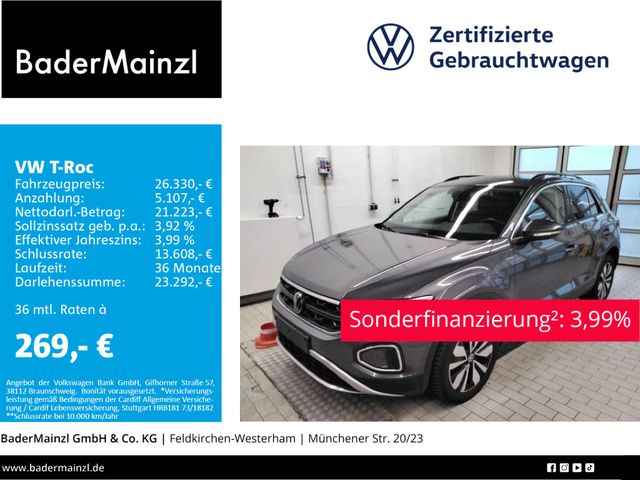 Volkswagen T-Roc 1.5 TSI MOVE Carplay StdHzg LED Virtual