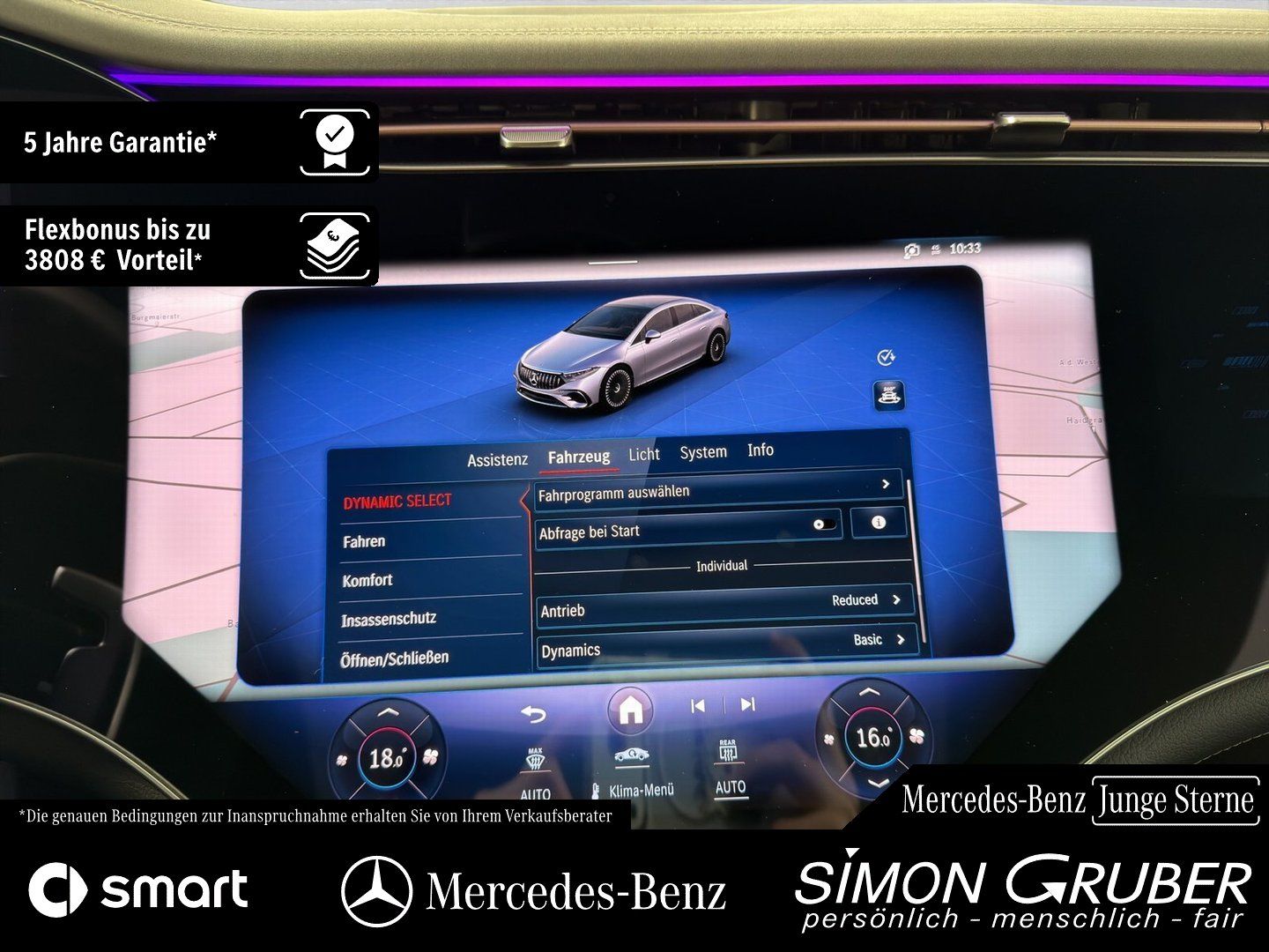 Fahrzeugabbildung Mercedes-Benz EQS 53 4M+ AMG Night magno Dynamic+ Carbon Keram