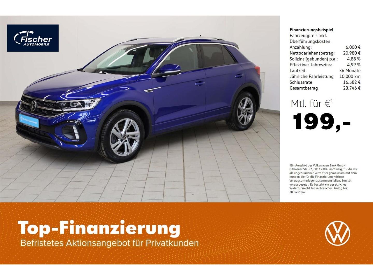 Volkswagen T-Roc 2.0 TSI OPF 4Motion R-Line DSG NAV/LED/RFK
