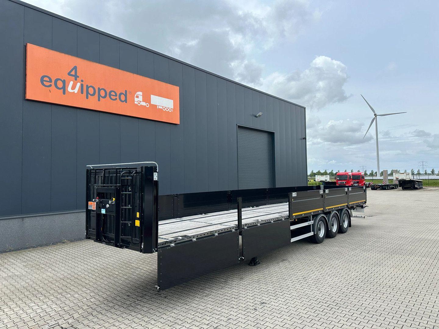 Kässbohrer NEW HEAVY DUTY FLATBED / TWISTLOCK / ALU DROPSID