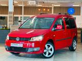 Volkswagen Caddy-DSG-Behindertengerecht-Rampe - rote Volkswagen Caddy