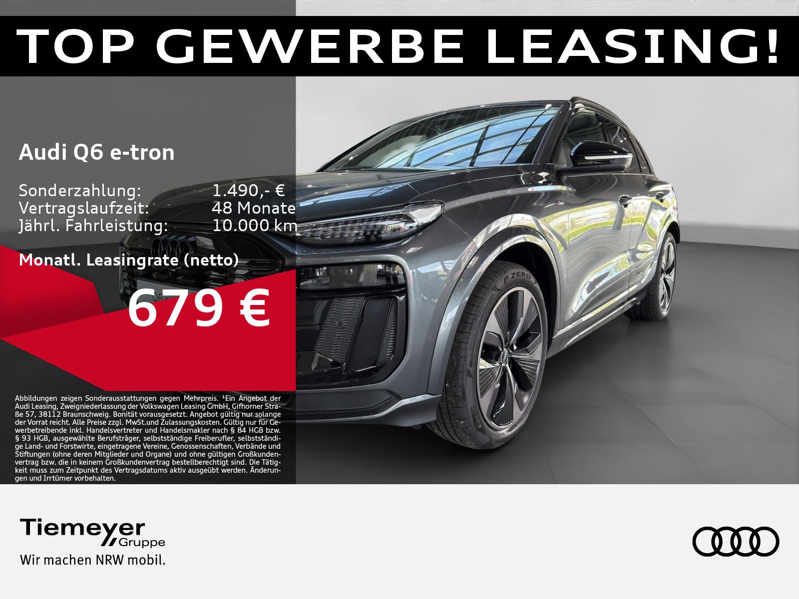 Audi Q6 e-tron Q 2x S LINE MATRIX AHK PANO BuO LM21