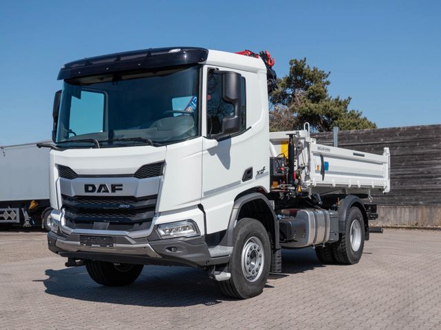 DAF XDC 370 FA Meiller Krankipper HMF