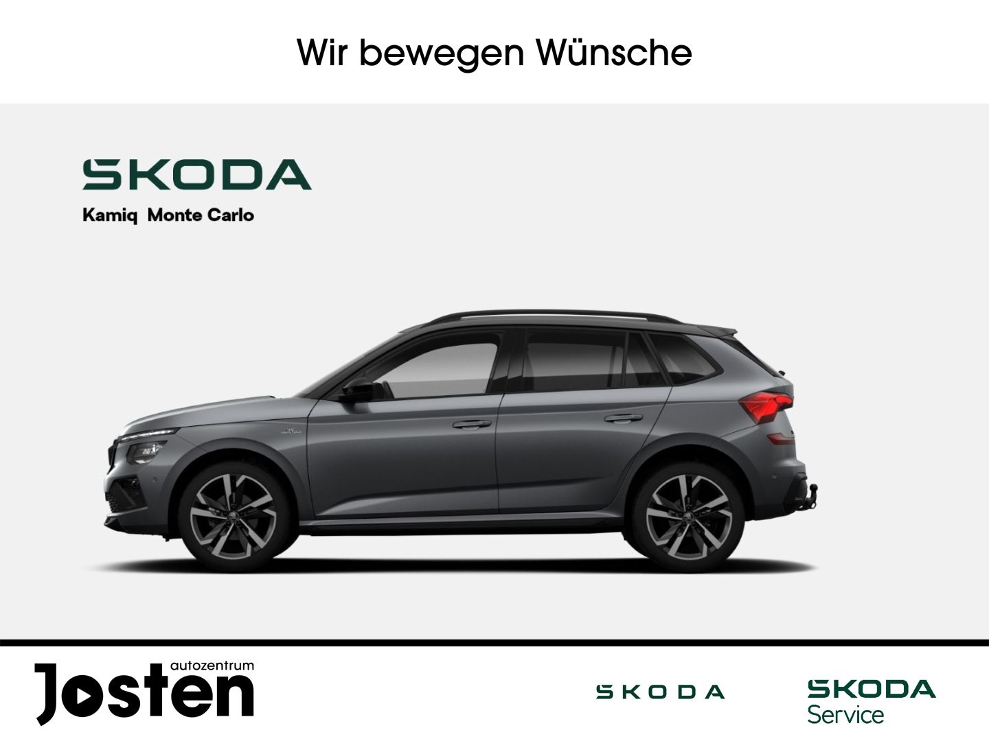 Skoda Kamiq Monte Carlo 1.0TSI AHK FahrAss+ Komfort+ W imagem 3