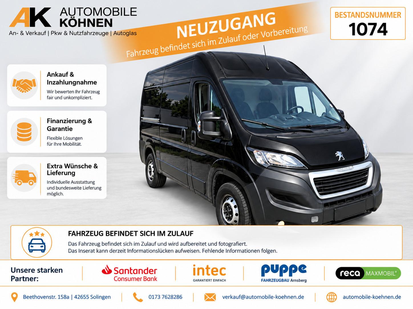 Peugeot Boxer L2H2 2x VORHANDEN / AHK / NAVI / REGAL /