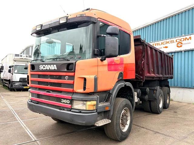 Scania P124-360 C 6x6 FULL STEEL 3-WAY KIPPER (12 GEARS