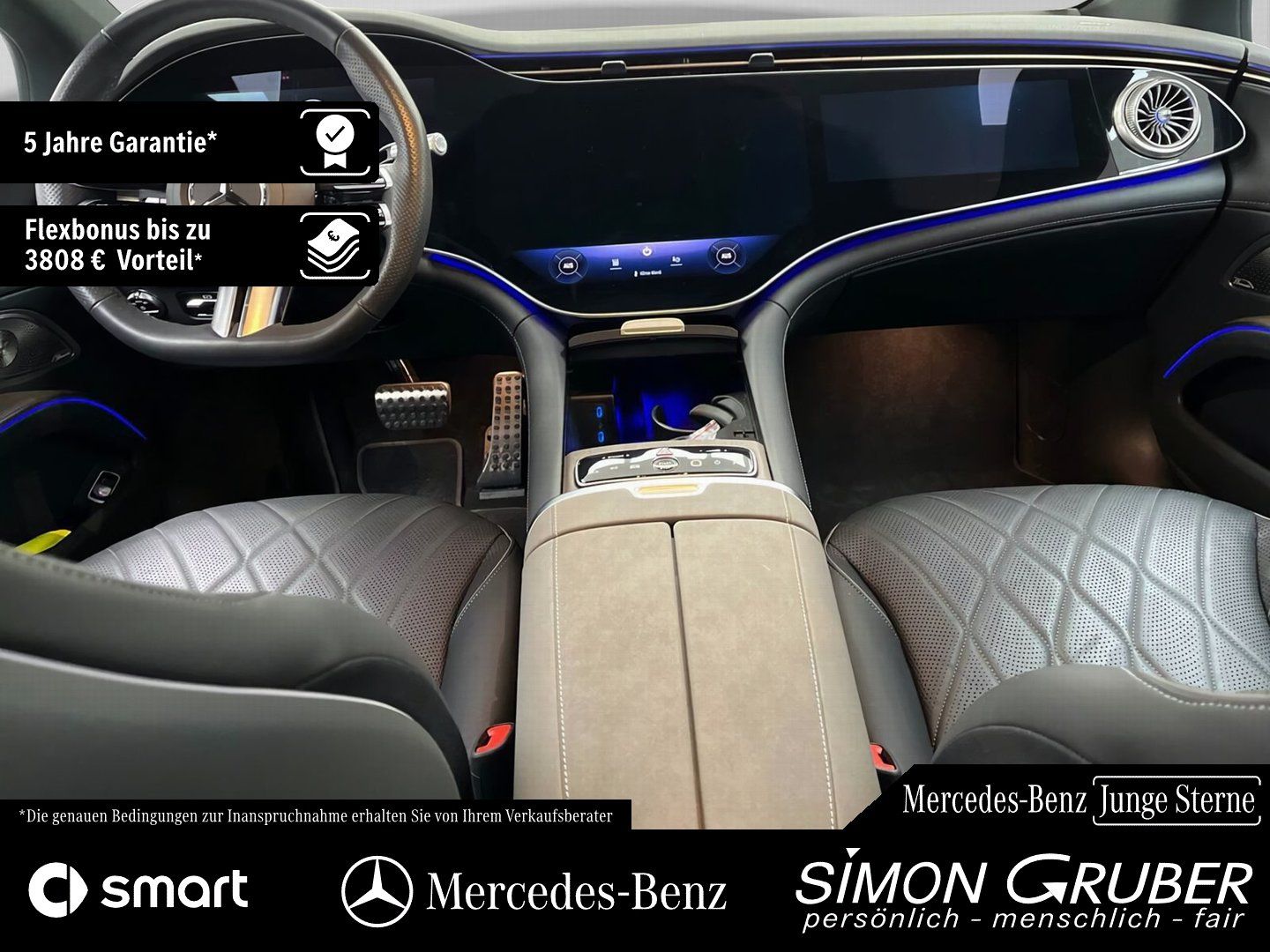 Fahrzeugabbildung Mercedes-Benz EQS 580 4M AMG Pano Hyper Sitzklima Massage
