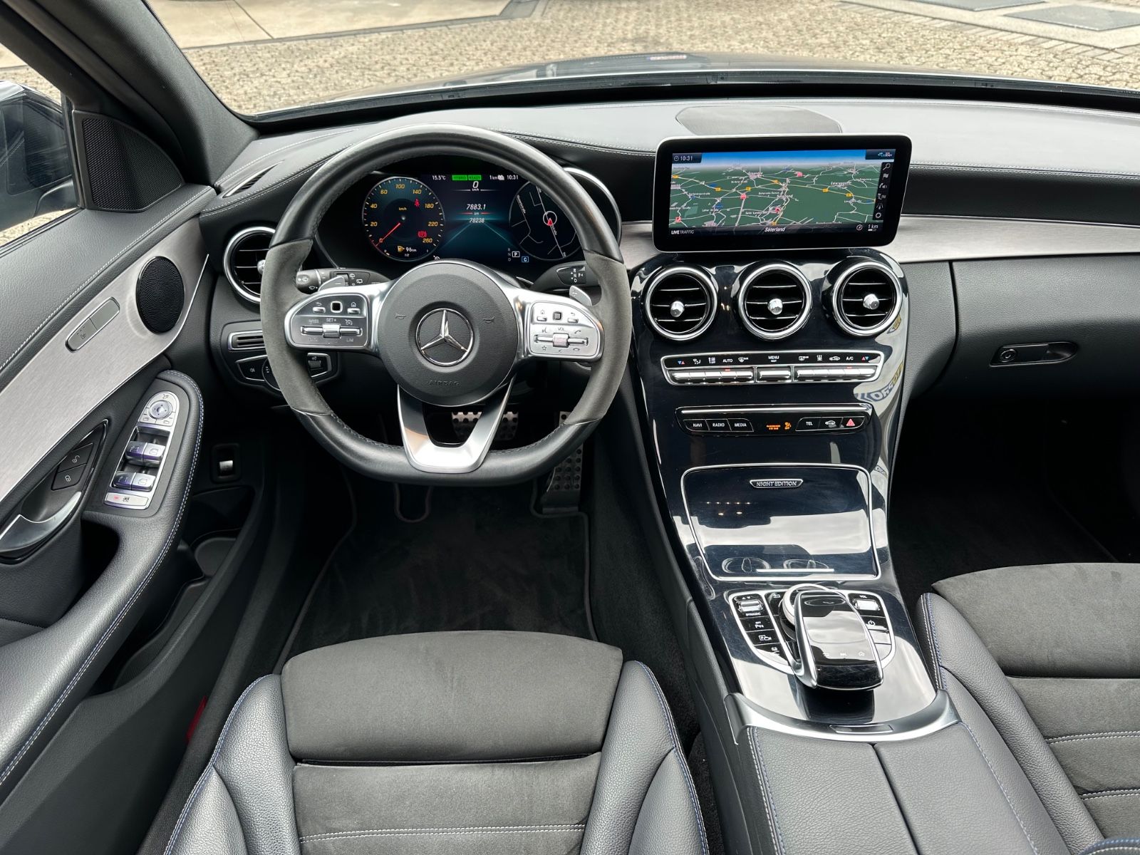 Fahrzeugabbildung Mercedes-Benz C 300 de T-Modell Night Edition AMG AHK/Standhzg