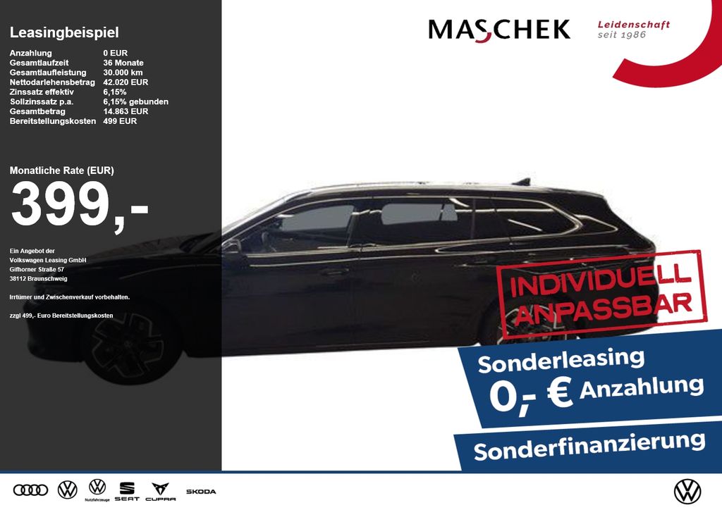 Volkswagen Passat Elegance eHybrid AHK Panorama HUD Anschlu