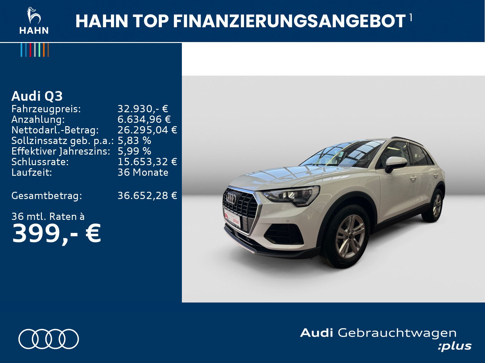 Audi Q3 35TDI S-trc AHK Cam LED Virtual Navi Sitzh foto 2
