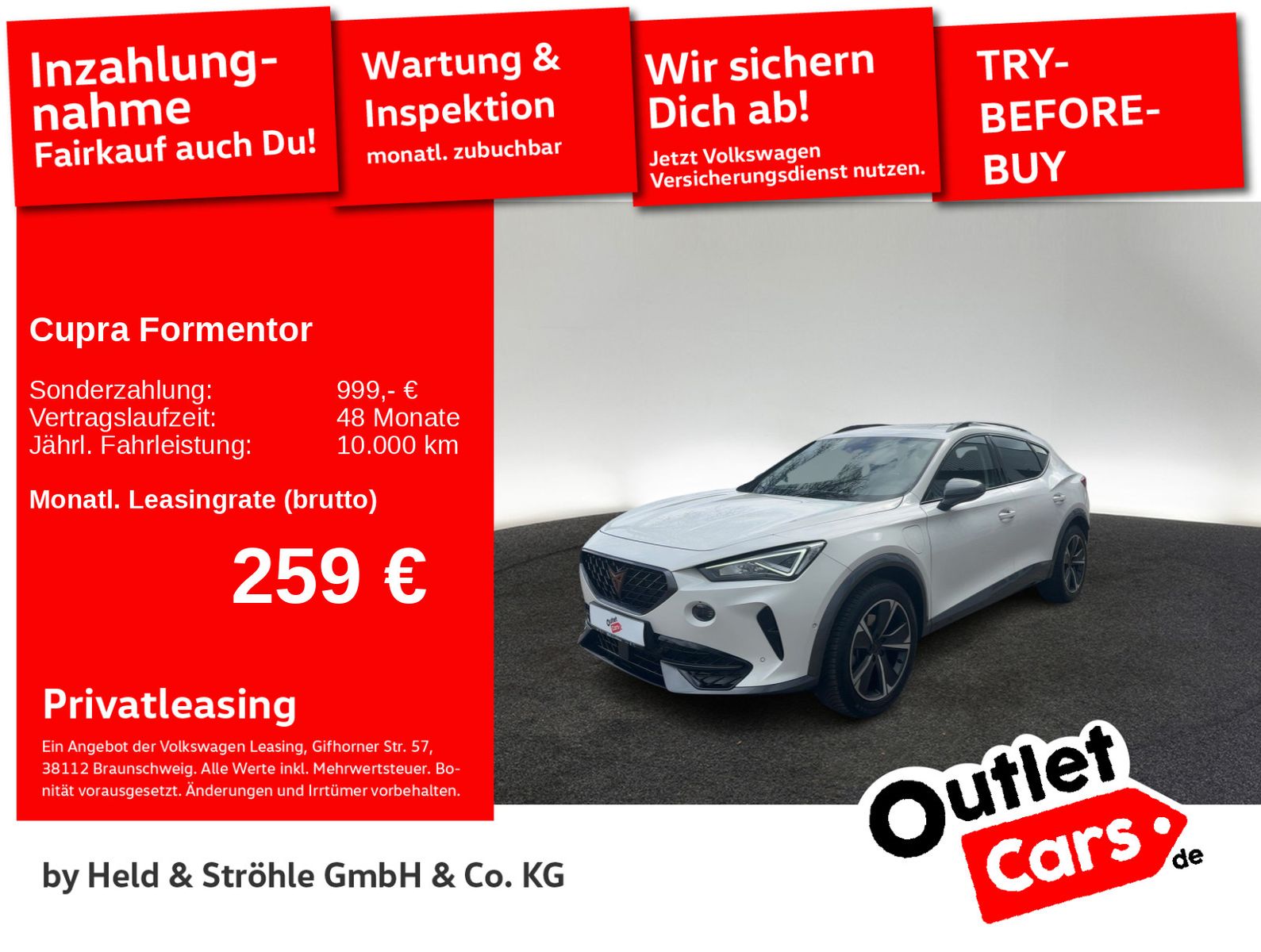 Cupra Formentor e-HYBRID AHK LED NAV KAM PDC SHZ APP