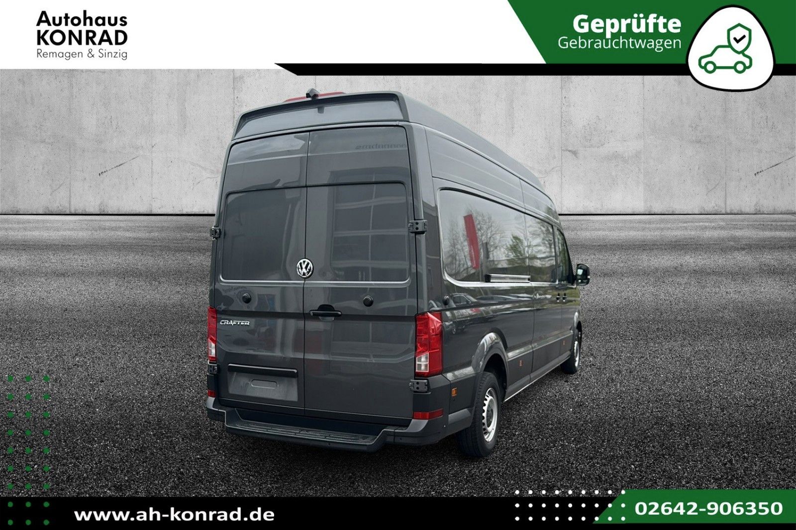 Fahrzeugabbildung Volkswagen Crafter Kasten Kasten 35 lang Superhochdach FWD