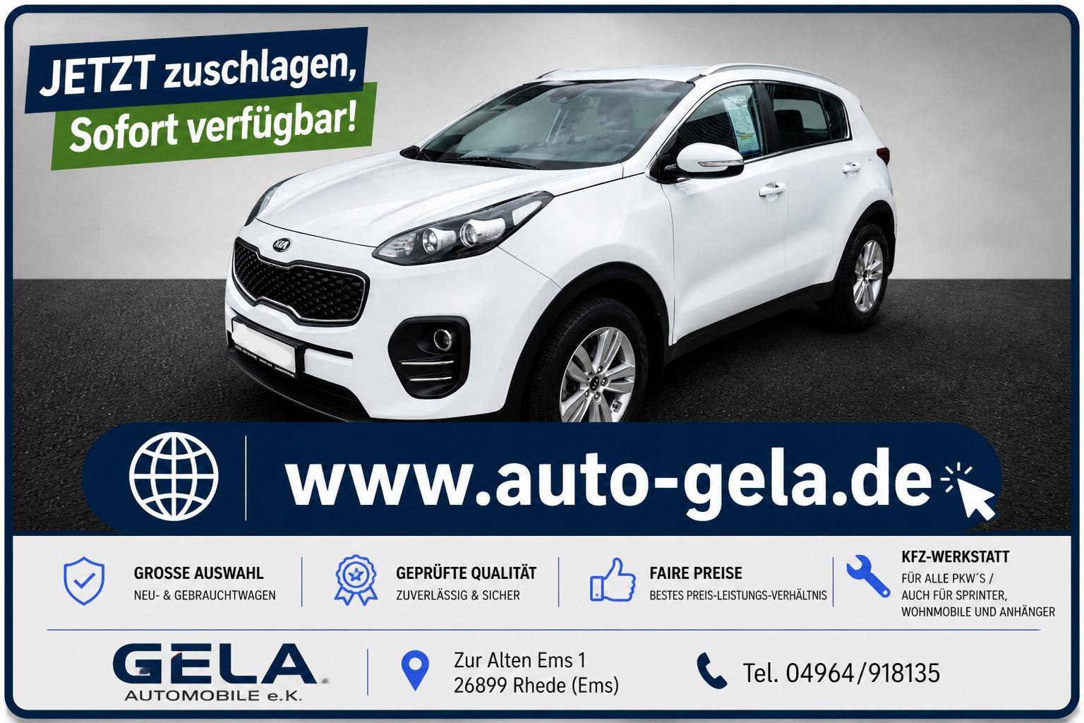 Kia Sportage 1.6 GDI Vision /NAVI/AHK/Klimaautomatik