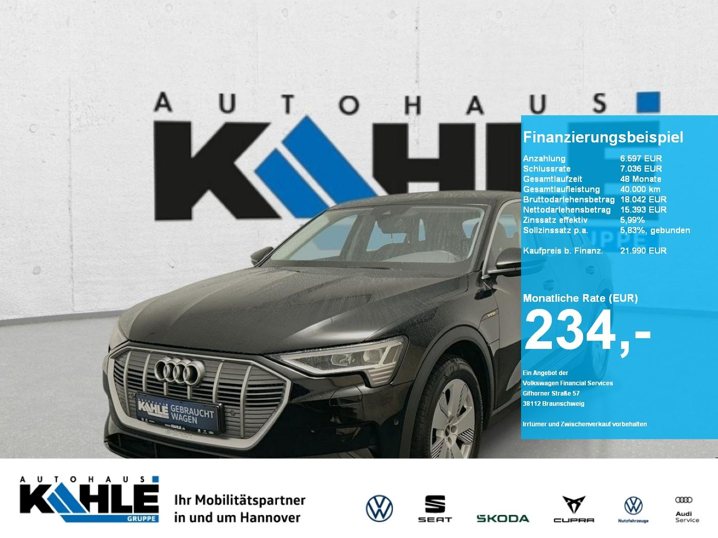 Audi e-tron quattro AHK Navi LED virtuell Cockp.