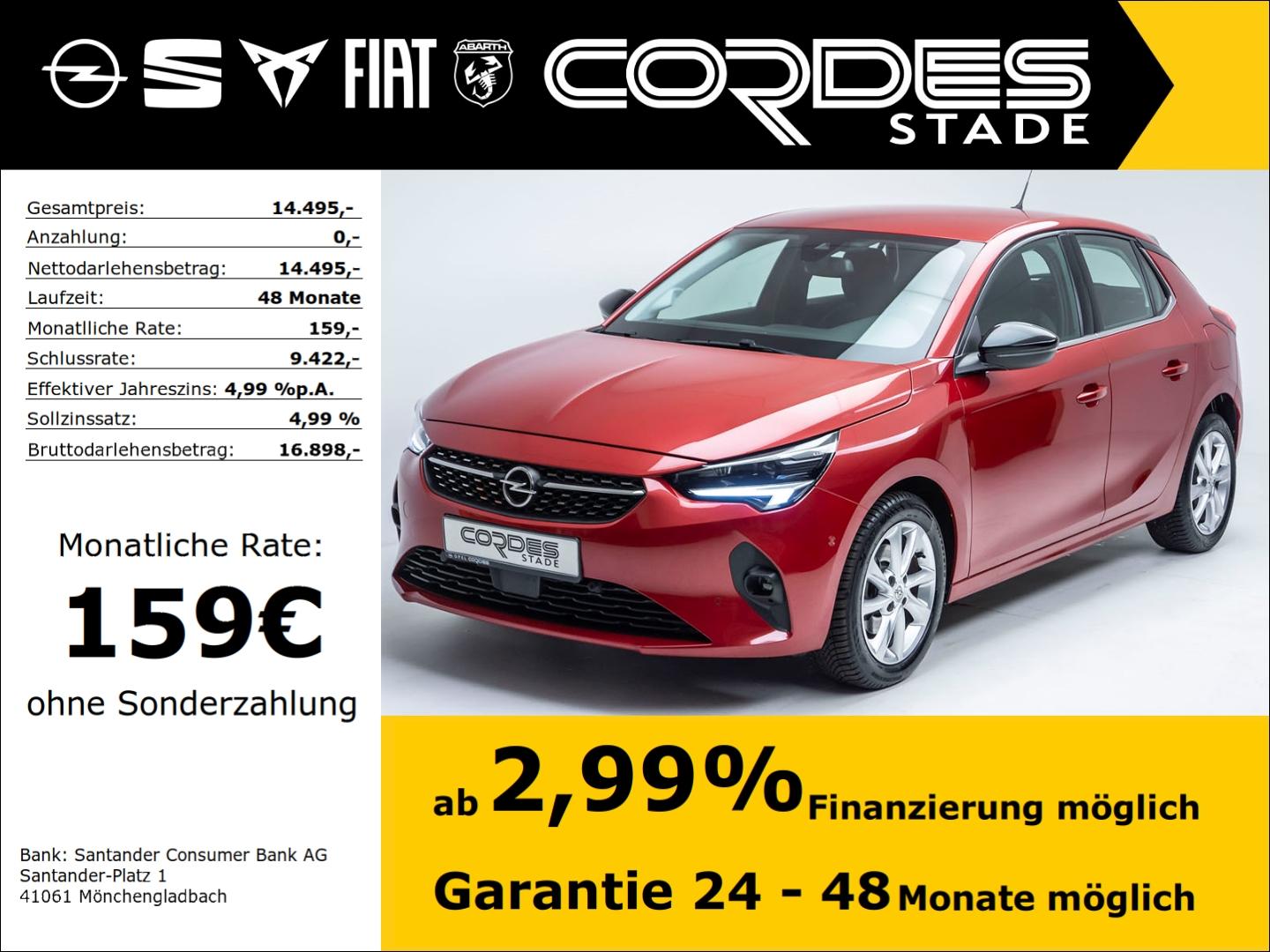 Opel Corsa F Elegance 1.2 Turbo Klima PDC CarPlay Kam
