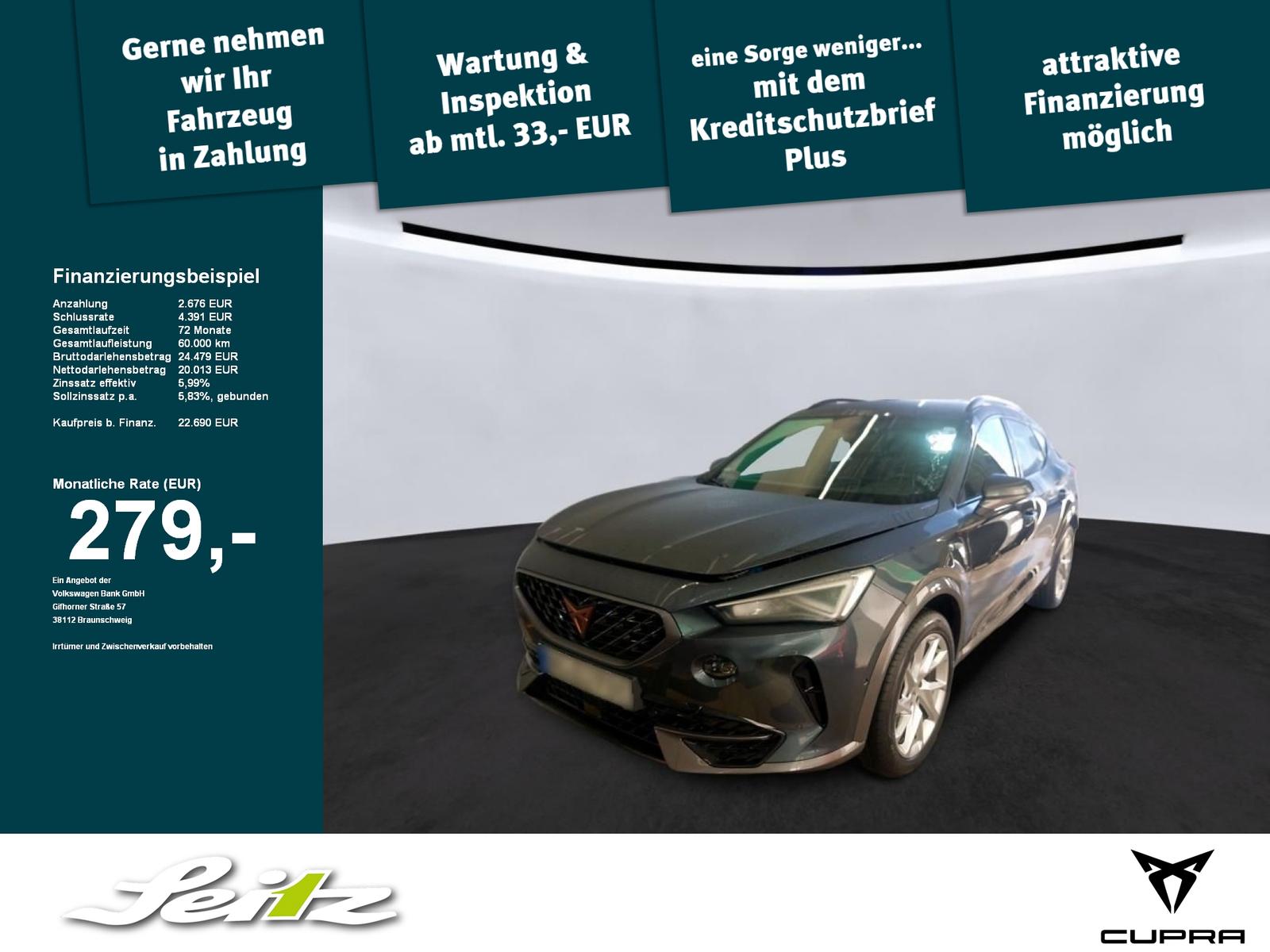 Cupra Formentor 1.4 TSI e-Hybrid *LED*KAMERA*NAVI*