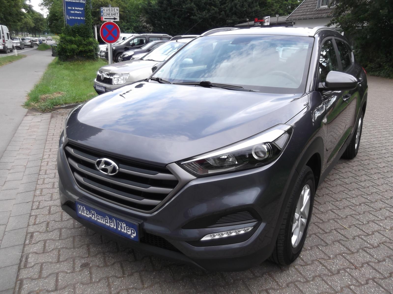 Hyundai Tucson blue 1 Hand / Kamera / Navi / LED