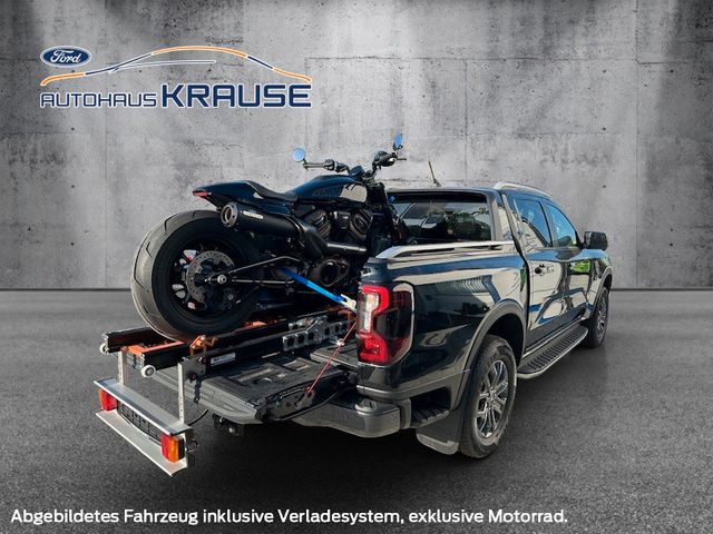 Ford Ranger Wildtrak Spezial -Motorrad Verladesystem