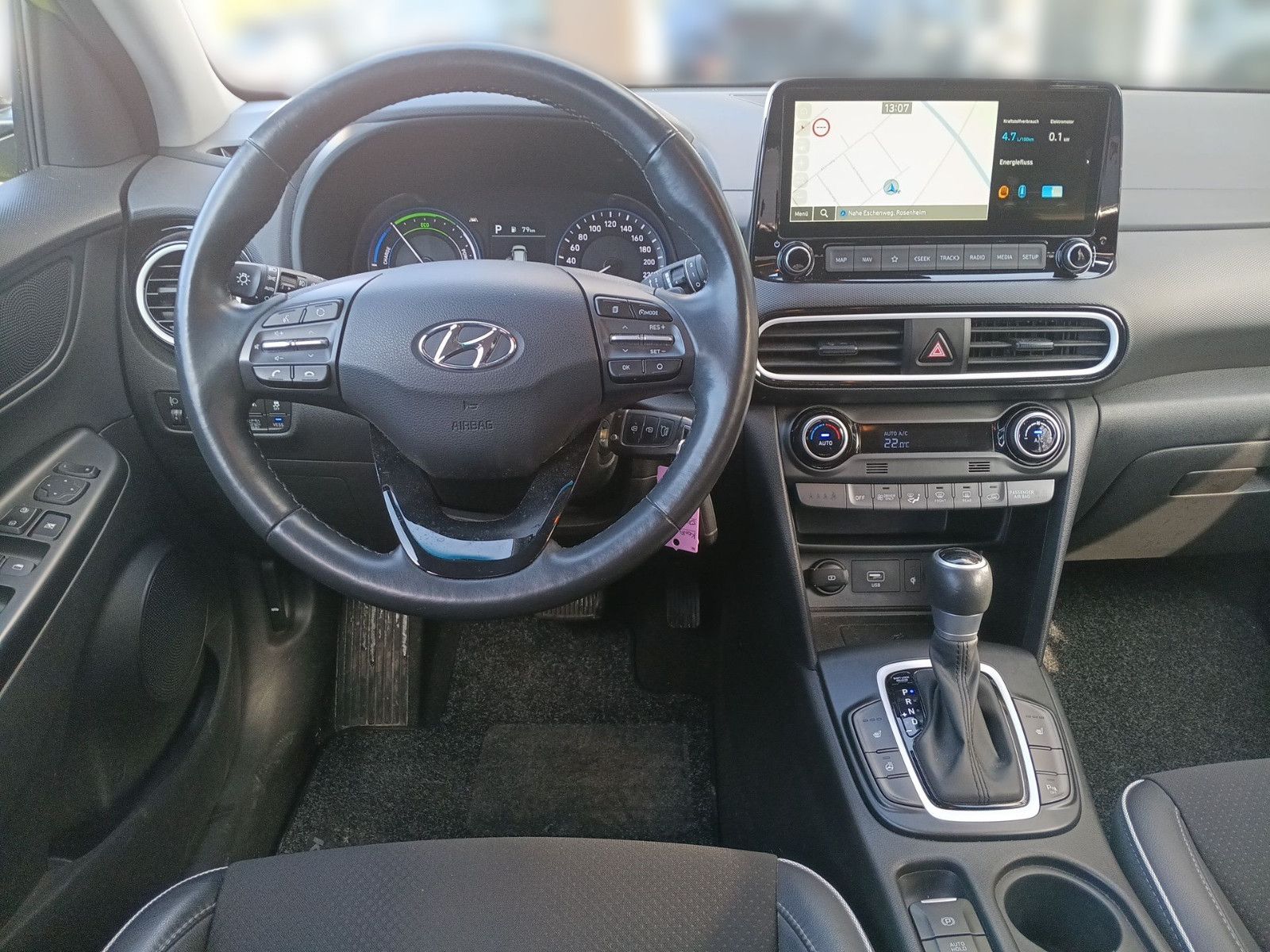 Fahrzeugabbildung Hyundai Kona Style Hybrid Navi Dachlack.