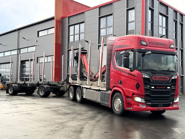 Scania R580 6x4 Kurzholz LKW mit Epsilon M12Z 83