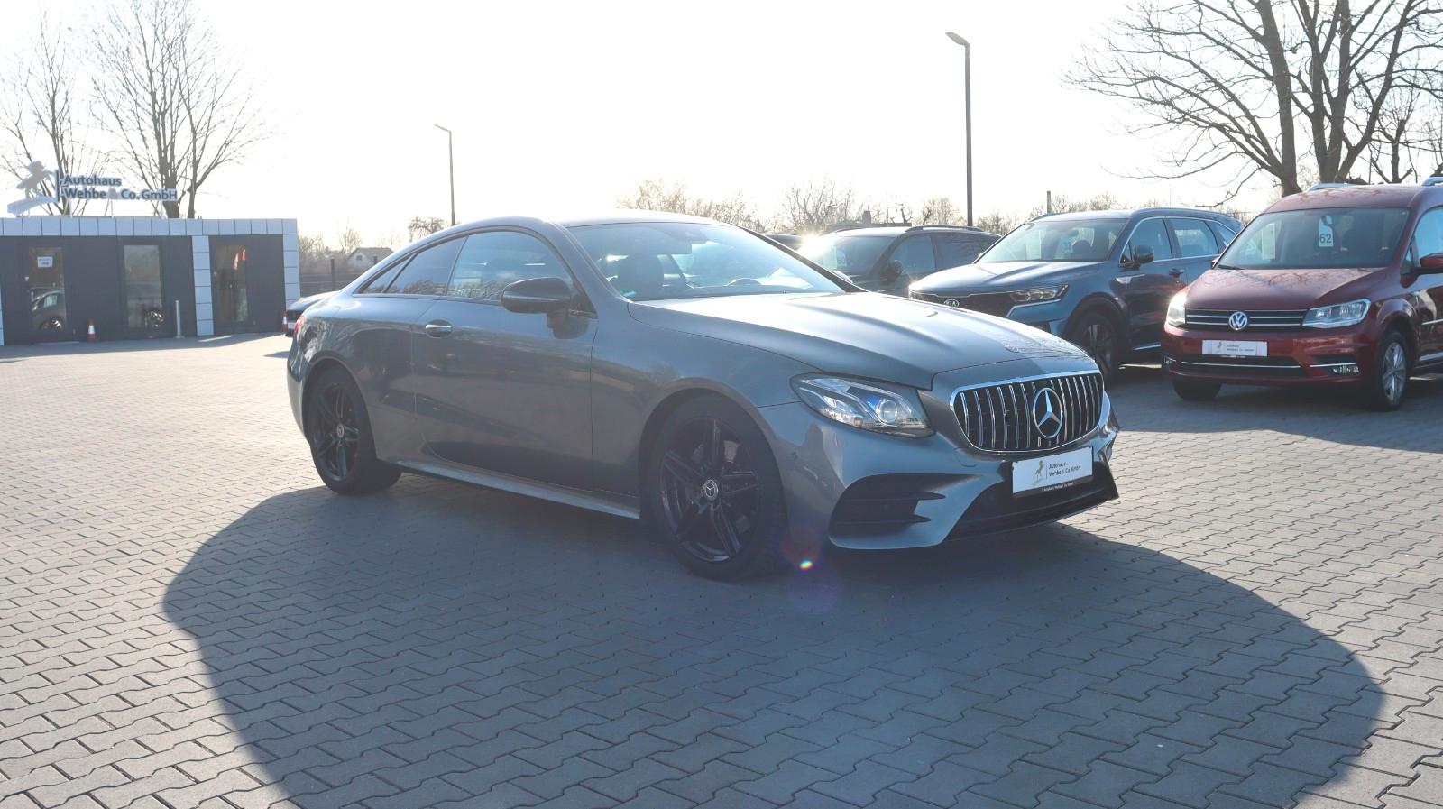Mercedes-Benz E 220d AMG Coupe Burmester 360° Pano. Leder