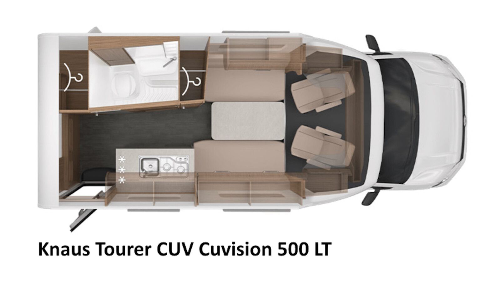 Fahrzeugabbildung Knaus Tourer CUV CUVISION 500 LT Markise,Anhängerkupp.