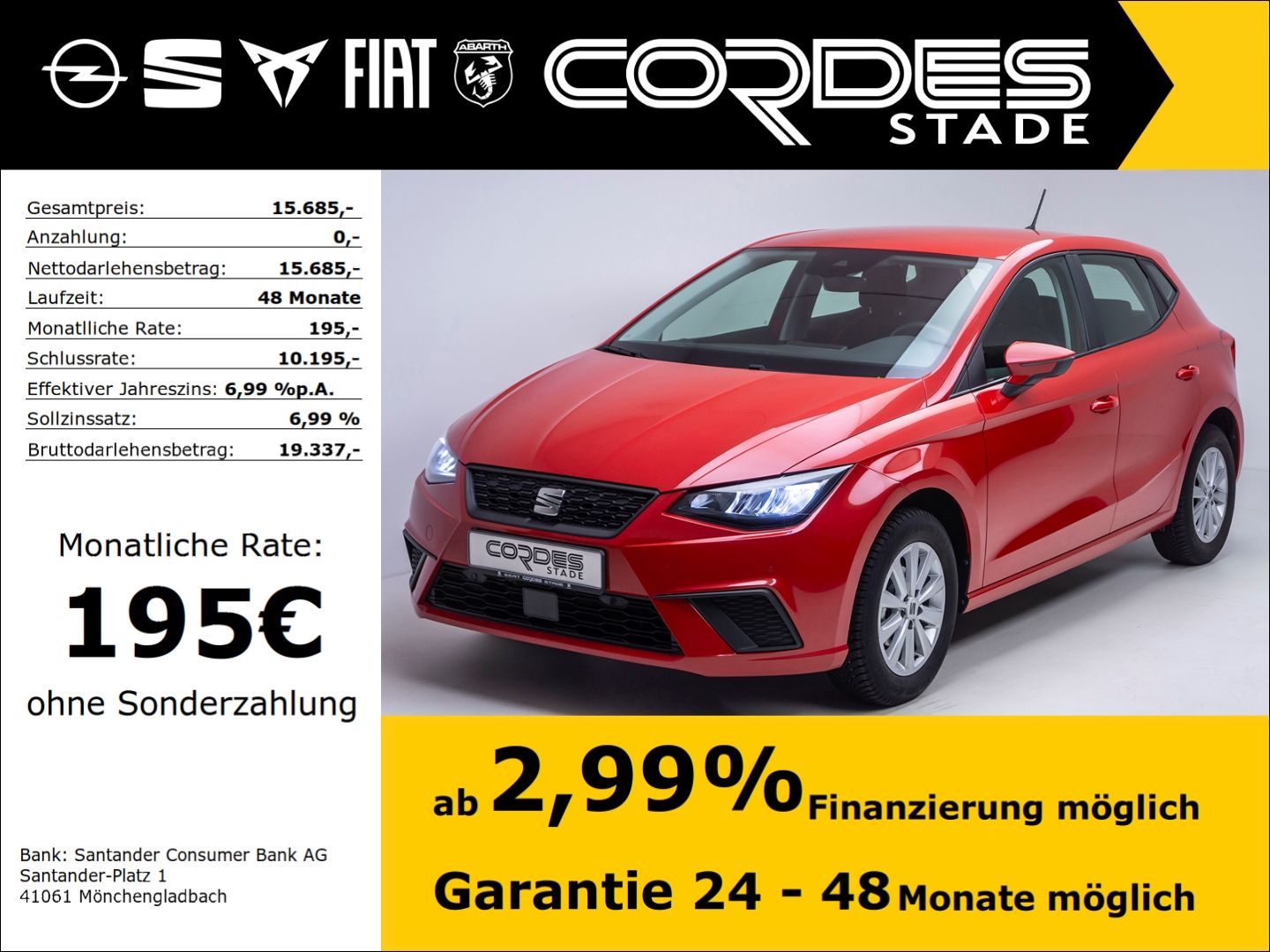 SEAT Ibiza Style BEATS Allwetter Kamera LED (189)