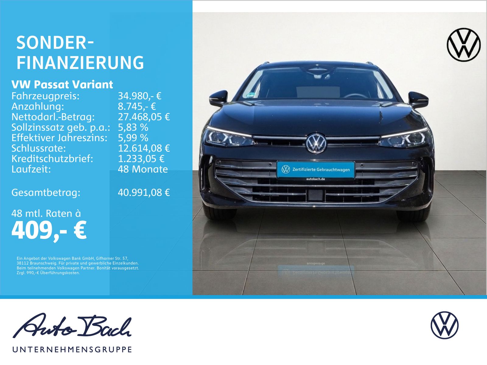 Volkswagen Passat Variant 2.0 TDI DSG Business, LED-Matrix, imagem 2