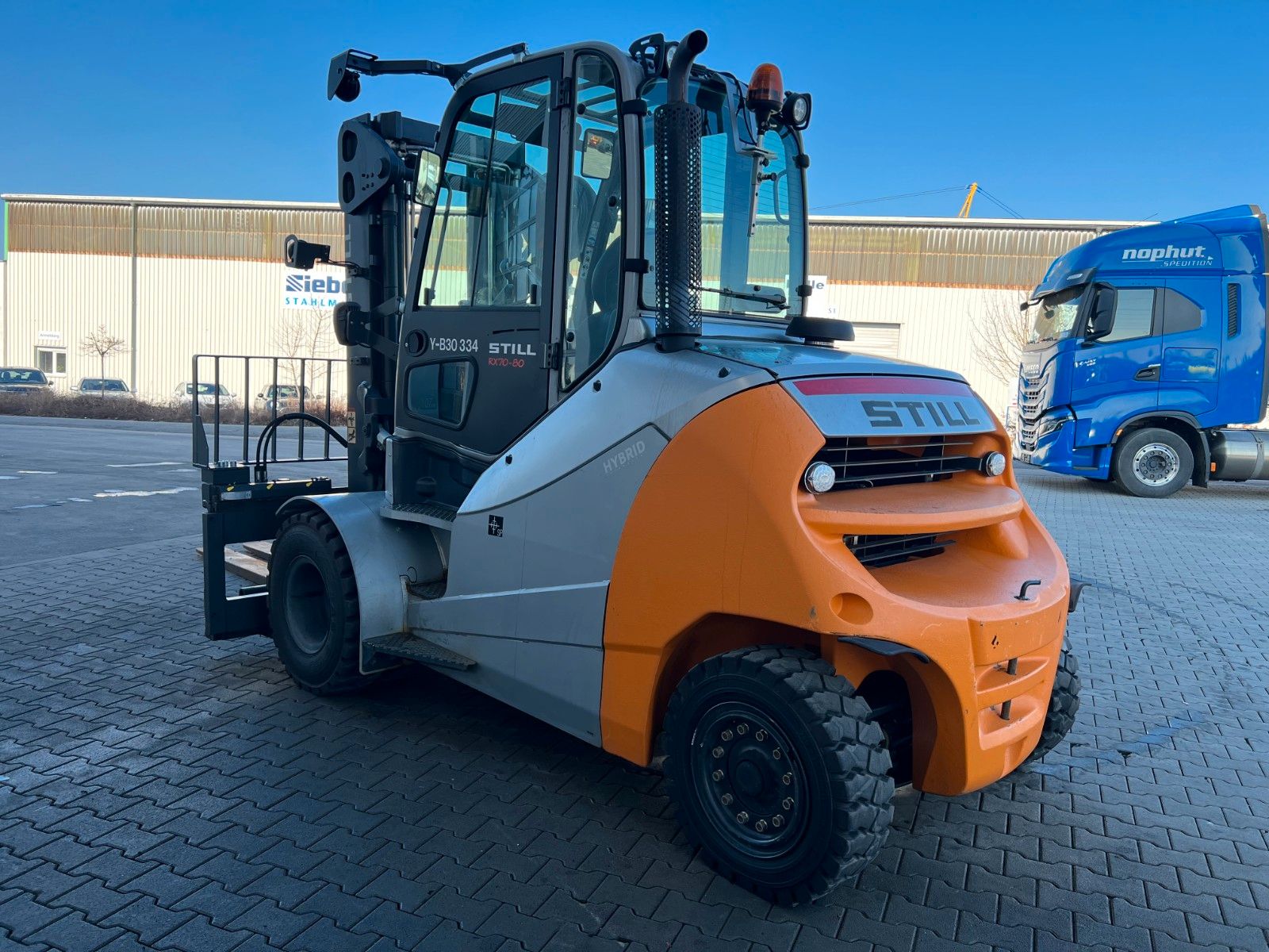 Fahrzeugabbildung Still RX70-80 / Duplex: 4.70m! / Zinkenversteller / SS